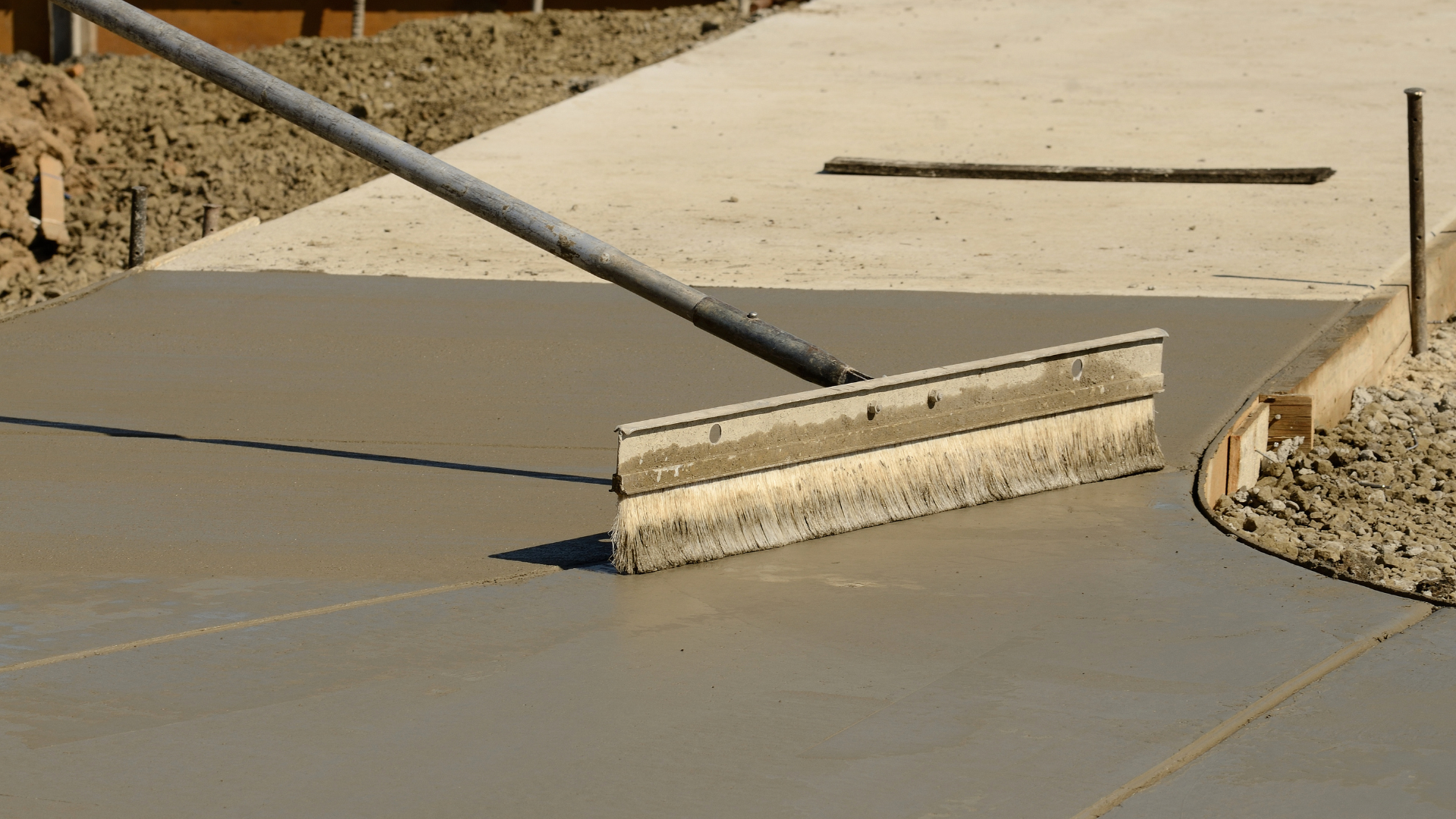 concrete driveway