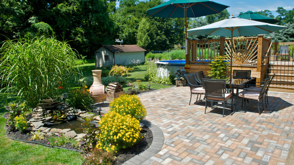 brickwork patio